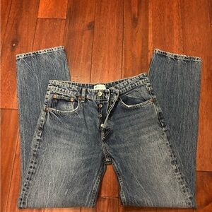 Zara Men's Straight Blue Jeans